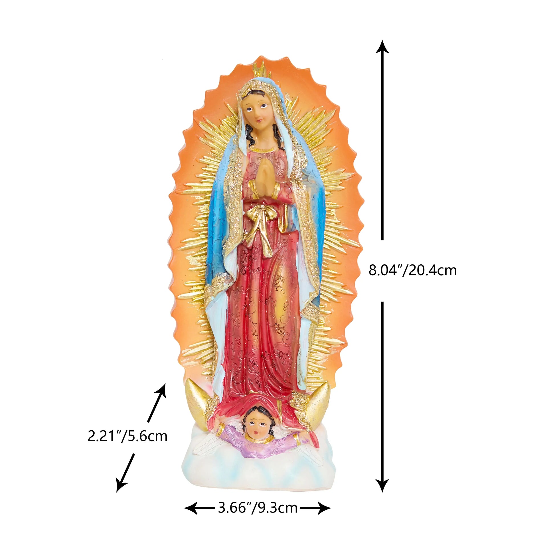 Our Lady of Guadalupe Statue Dimensions