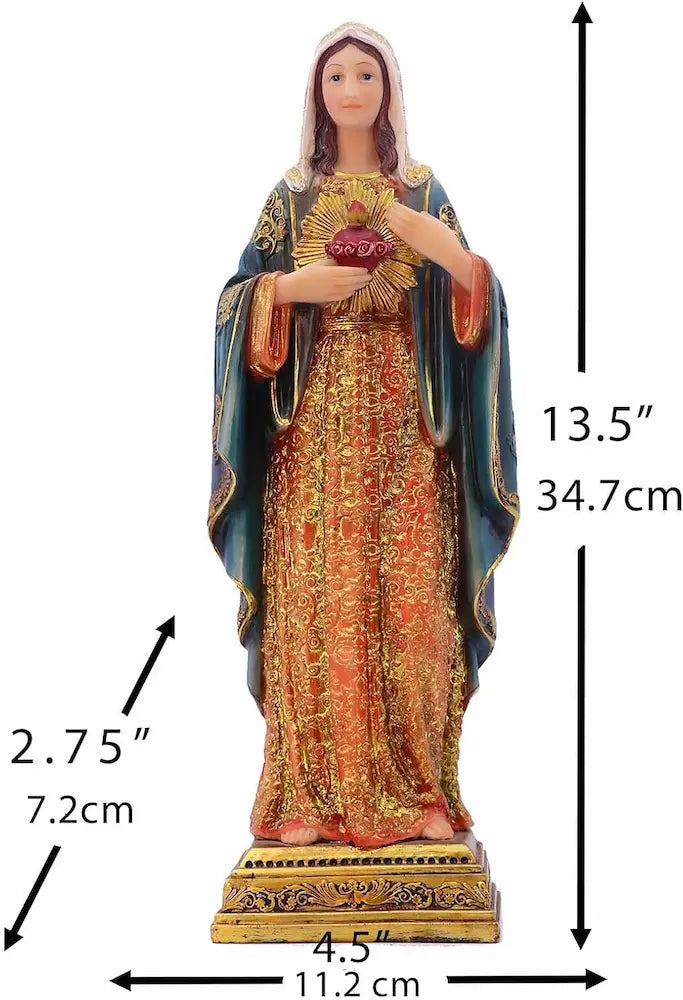 Immaculate Heart of Mary figurine 13.5 inch
