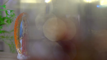 product video of Zayton Our Lady of Guadalupe resin statue