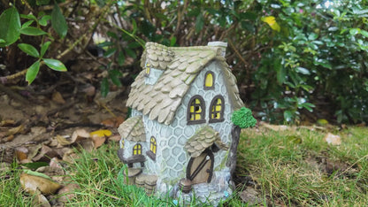 Video of Solar Garden House Statue Garden Light